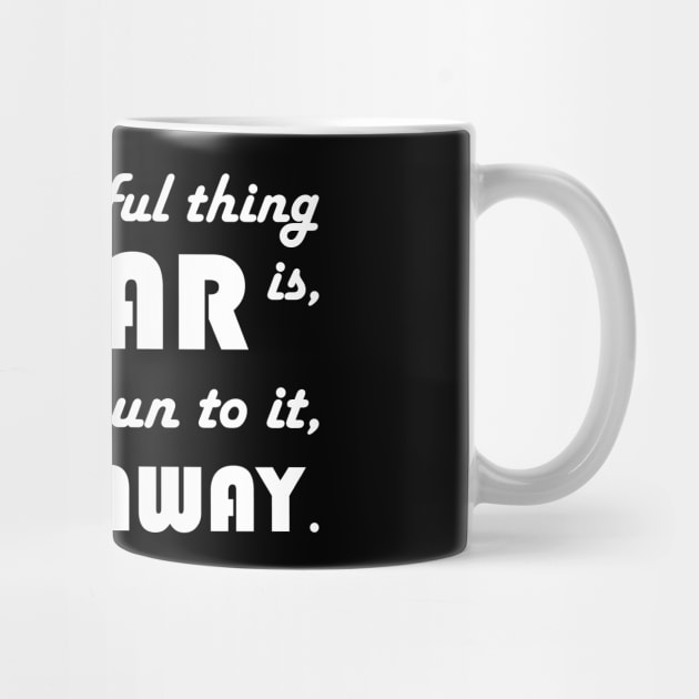 Motivational Quote: Run Towards Fear by Jiyoun's Store 1